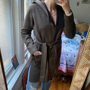 ZARA BROWN SUEDE JACKET